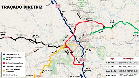 mapa rodoanel
