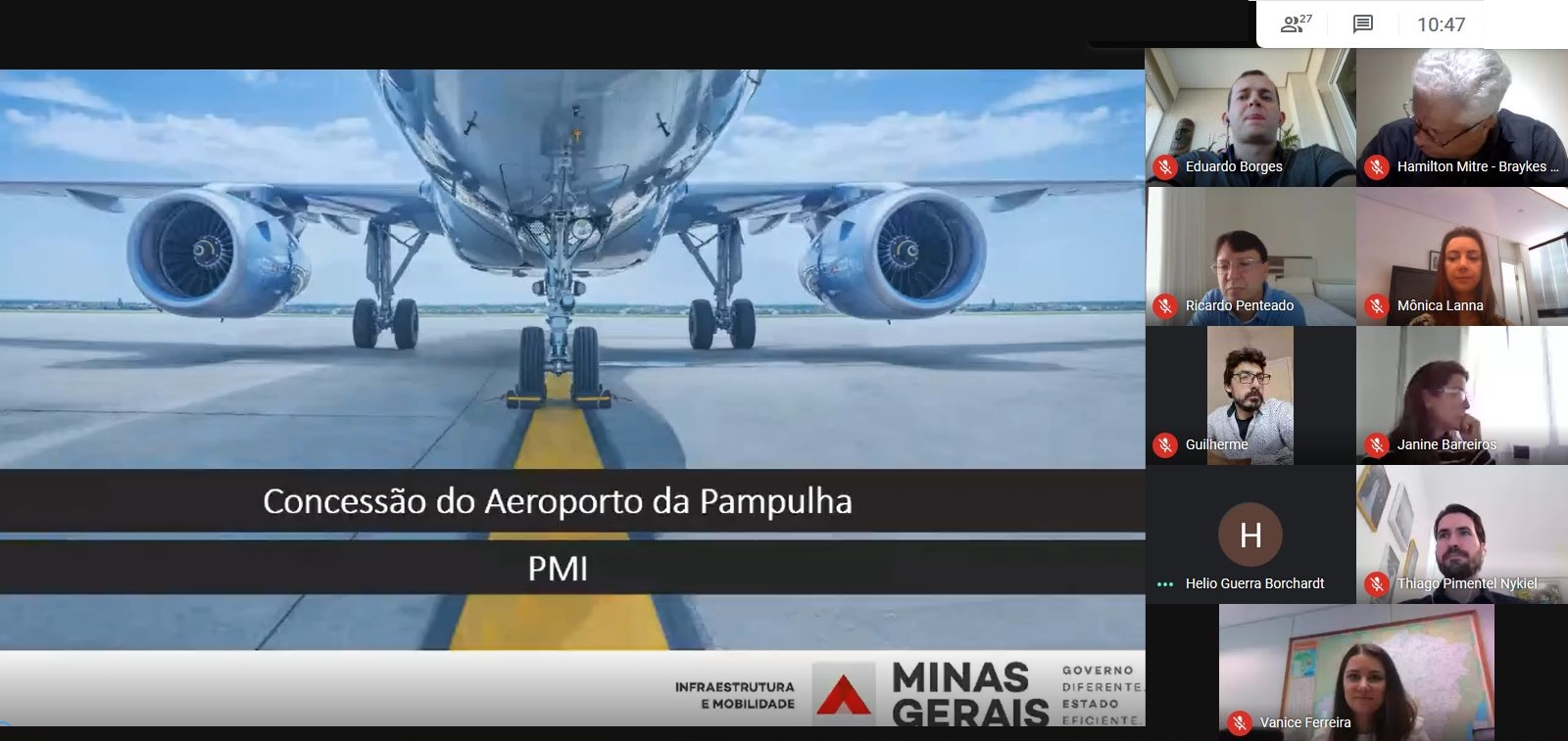 Planos de estudos do PMI do Aeroporto da Pampulha começam a ser elaborados